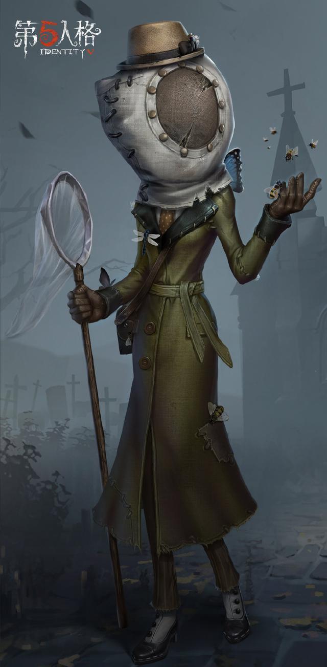 第五人格 昆虫学家金皮都看不到脸 但她的脸早就印在钞票上 入殓师 翅亚纲 第五人格 金皮 玛丽亚 西比拉 梅里安