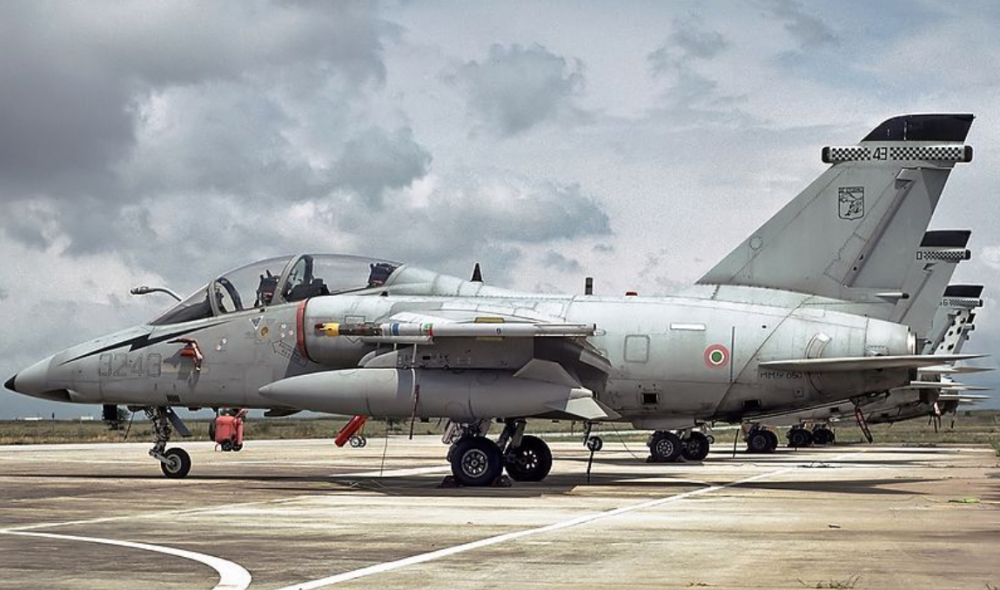 亚平宁半岛的雏鹰该机和强5还有关系意大利amx攻击机