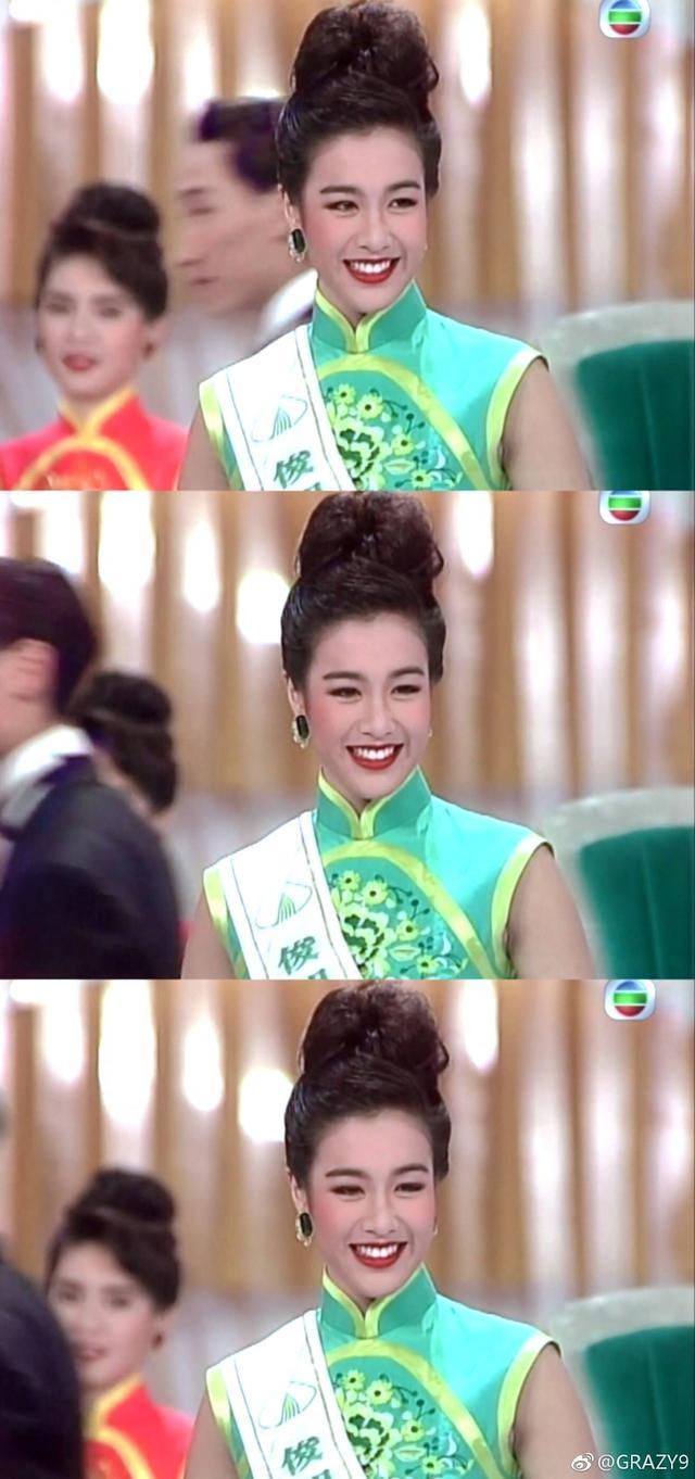 华裔小姐竞选里的钟丽缇太美了吧!网友:眼睛里带光