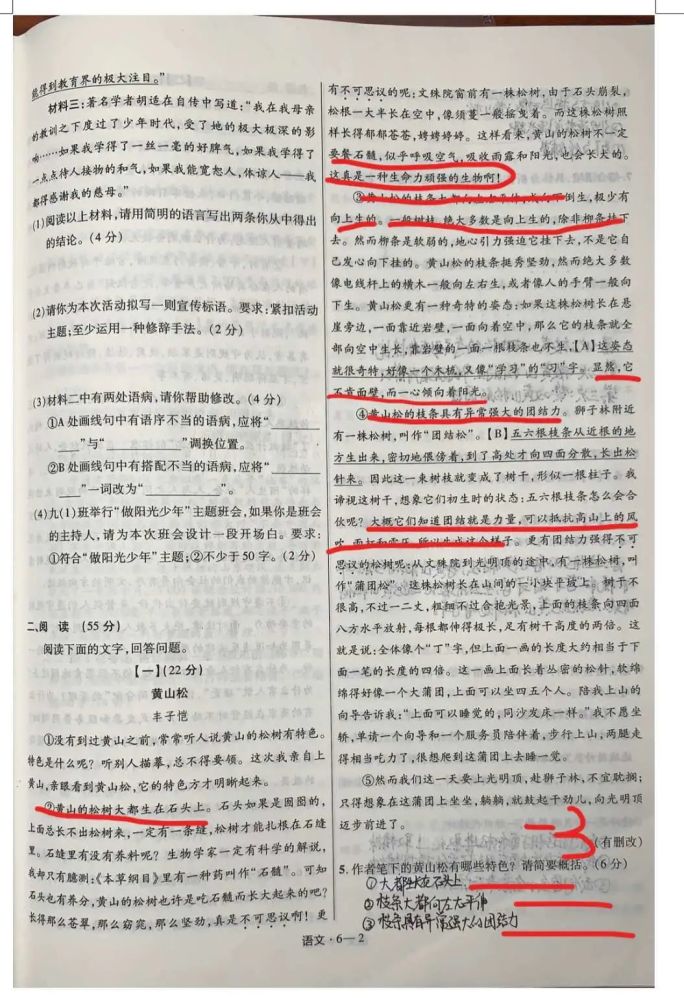 从一名初三优等生的阅读理解答题中 我发现了这些问题 腾讯新闻