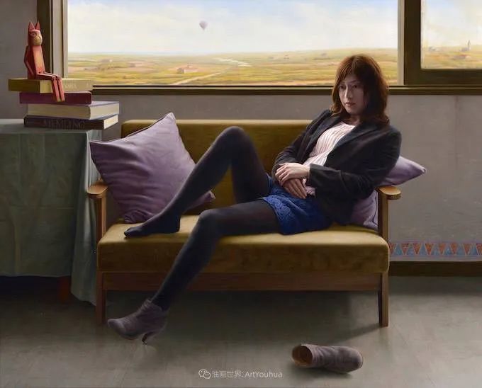 日本|日本绘画展：清纯的美女与静物