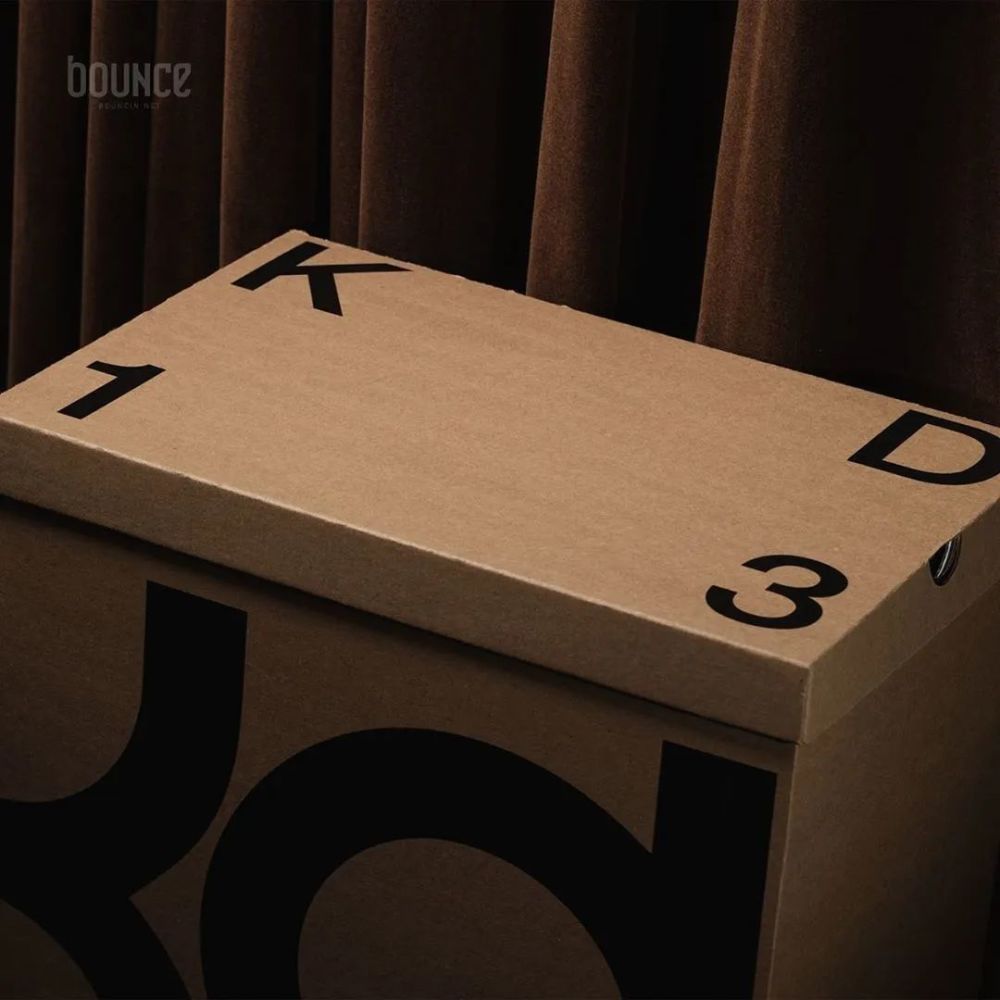 质感出众的牛皮纸鞋盒内,除了球鞋外,还额外配备了 master & dynamic