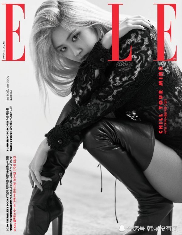 Blackpink朴彩英登 Elle 封面 直言 想唱歌 很期待回归 Blackpink Elle Rose 朴彩英