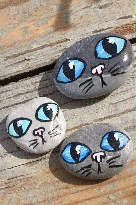 简单有趣的石头画,让孩子边玩边学,大人小孩都爱玩的手工画