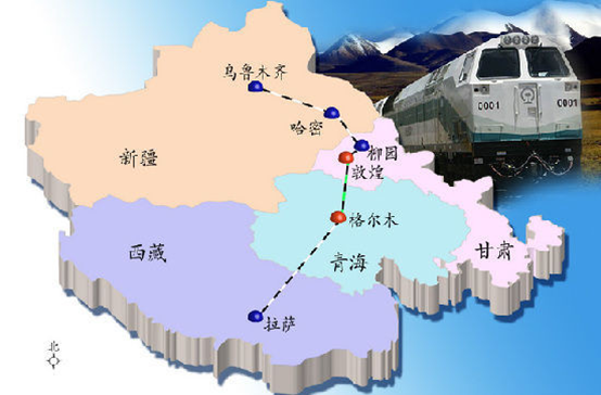 敦格铁路使西北地区形成首条环形铁路,遗憾的是目前网上买不到票
