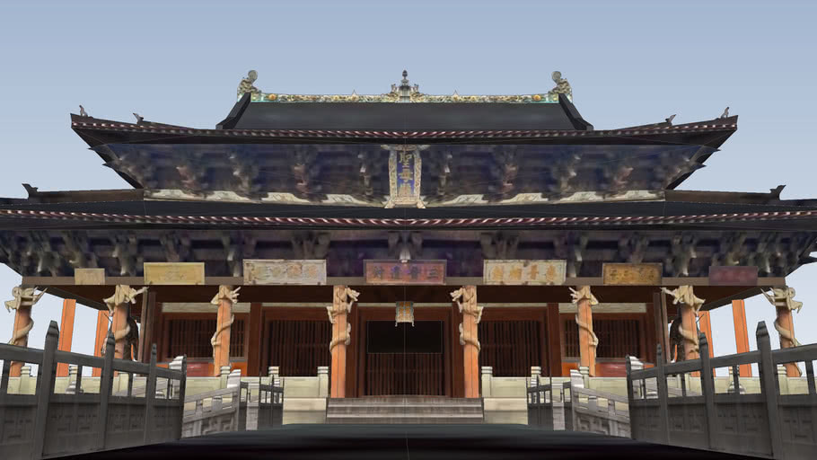 山西太原的晋祠当时,李渊借故,召高君雅,王威等人到晋阳宫议事,当众