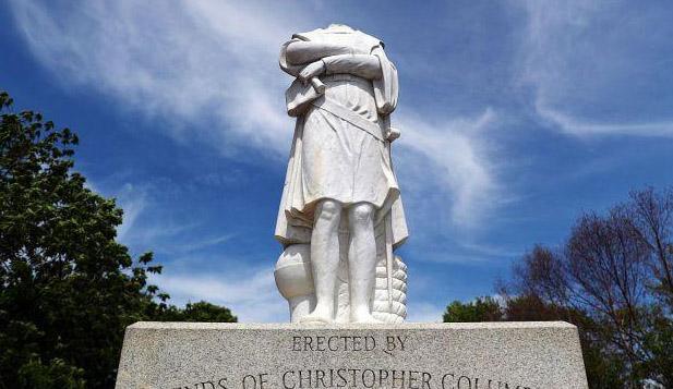 奴隶主的雕像被推倒哥伦布躺枪什么时候拆华盛顿雕像