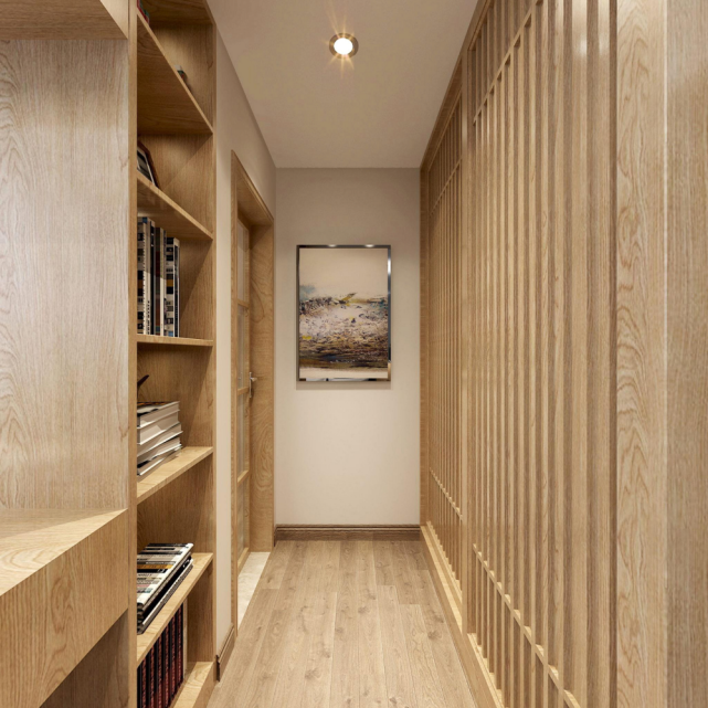 北欧原木色现代风格的小卧室,用心灵感受大自然