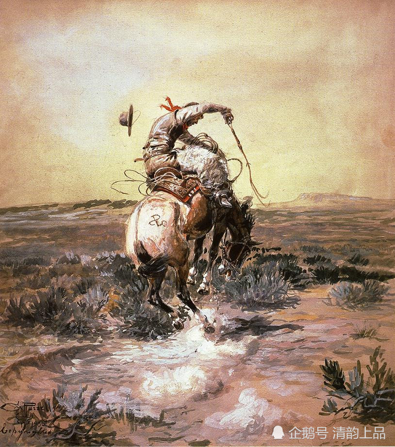 美国画家查尔斯马里昂罗素绘画作品欣赏