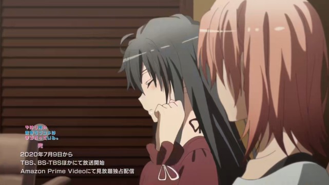 春物 第三季第3弹pv公开 单马尾的雪之下雪乃有魅力 雪之下雪乃 春物 比企谷八幡 动漫 由比滨结衣 早见沙织
