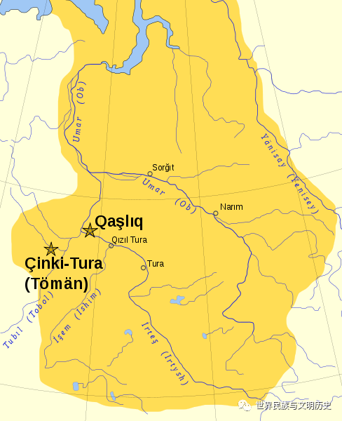 蒙古帝国君王谱西伯利亚汗国