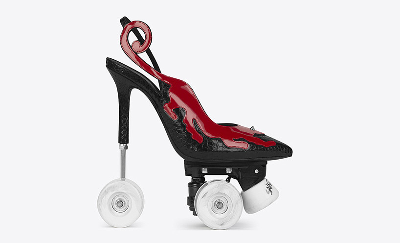 4万8一双的ysl轮滑高跟鞋,竟被土豪买来当摆设,网友:贫穷限制想象!