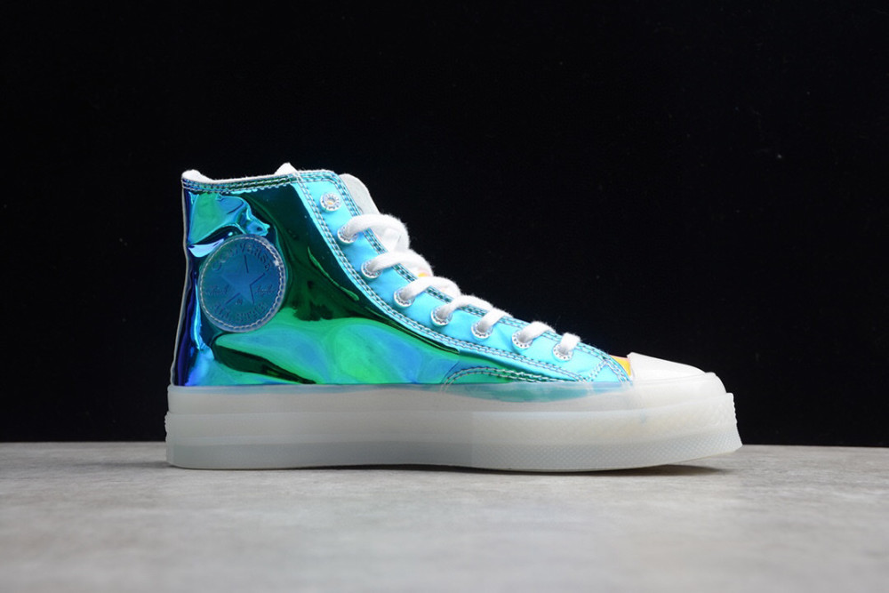 匡威高帮初代超级碗 converse 1970s 炫彩果冻镭射板鞋