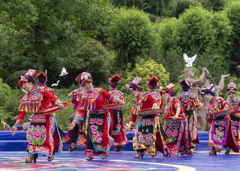 珠桑桑》《丰收舞 羌年》……丰富的非物质文化遗产文艺作品轮番上演