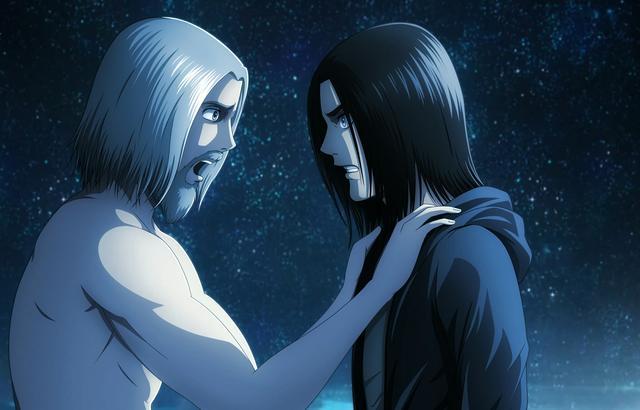 吉克与艾伦在尤弥尔通道内