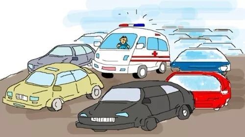 给救护车让行你真的会吗交警让行也是有技巧的