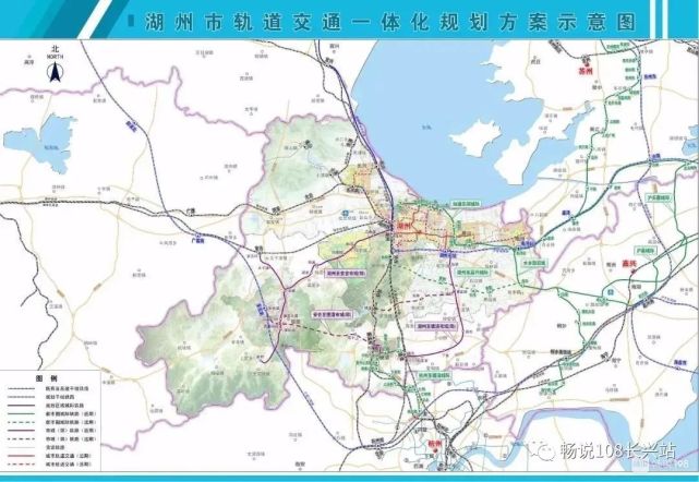 长兴规划多条轨道交通方案示意图曝光有地铁