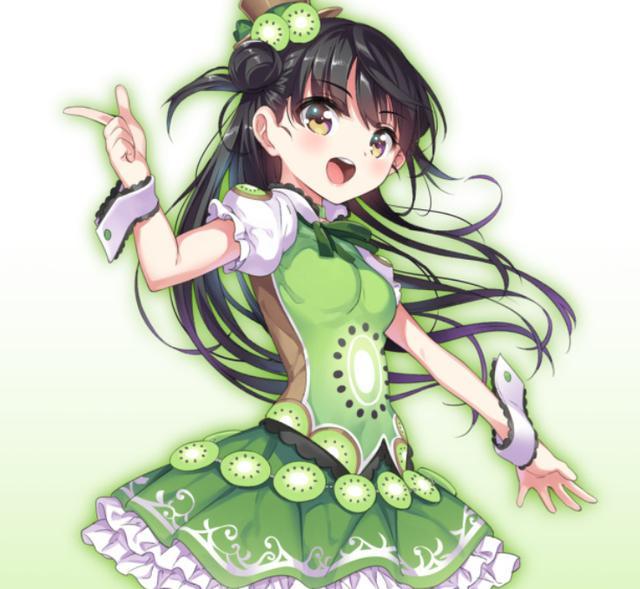 没想到水果也能娘化,猕猴桃完全是可爱的萝莉,葡萄更像是御姐