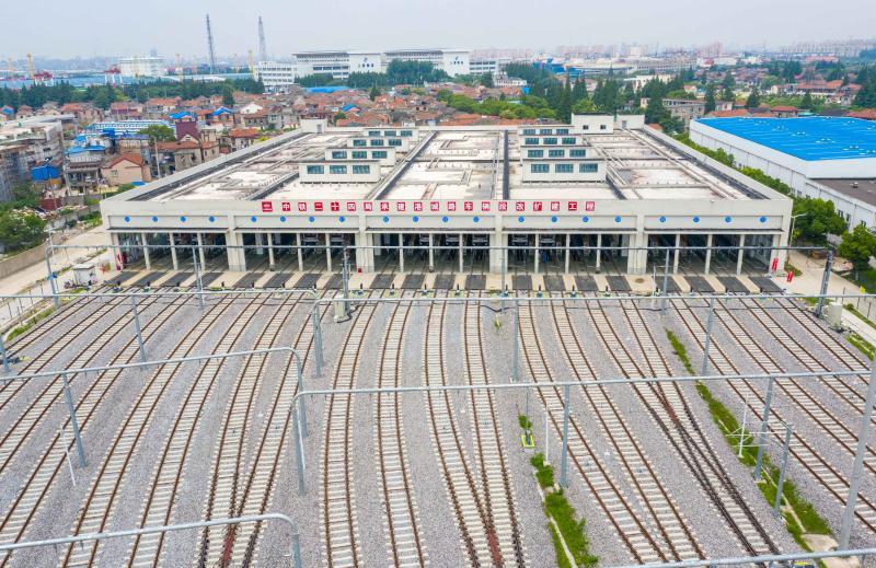 上海轨交6号线要增加运能了扩建后的港城路车辆段正式投用