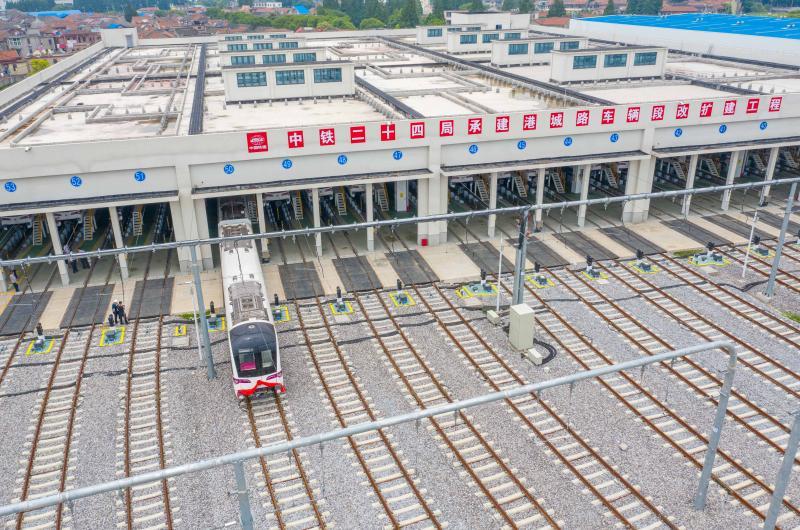上海轨交6号线要增加运能了扩建后的港城路车辆段正式投用