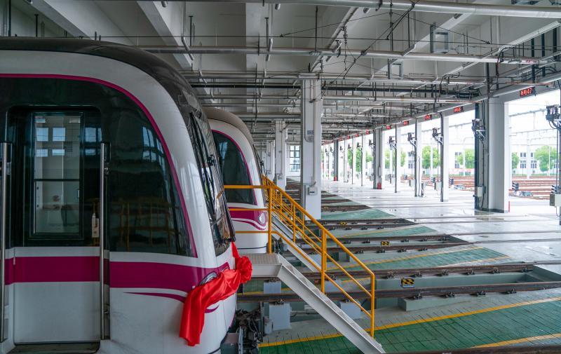 上海轨交6号线要增加运能了扩建后的港城路车辆段正式投用