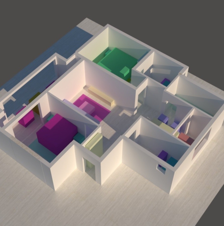 户型改造-1-平面布置-空间结构建构