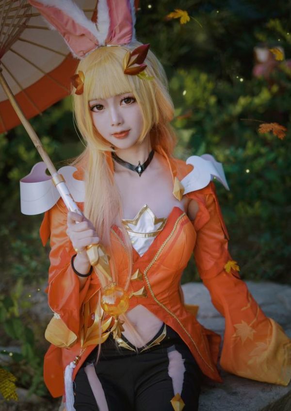 王者荣耀:真人萝莉cos公孙离,看起来好可爱