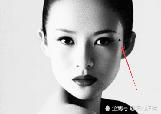 富贵痣,女人这4处长痣,贵人相,命中注定大富大贵