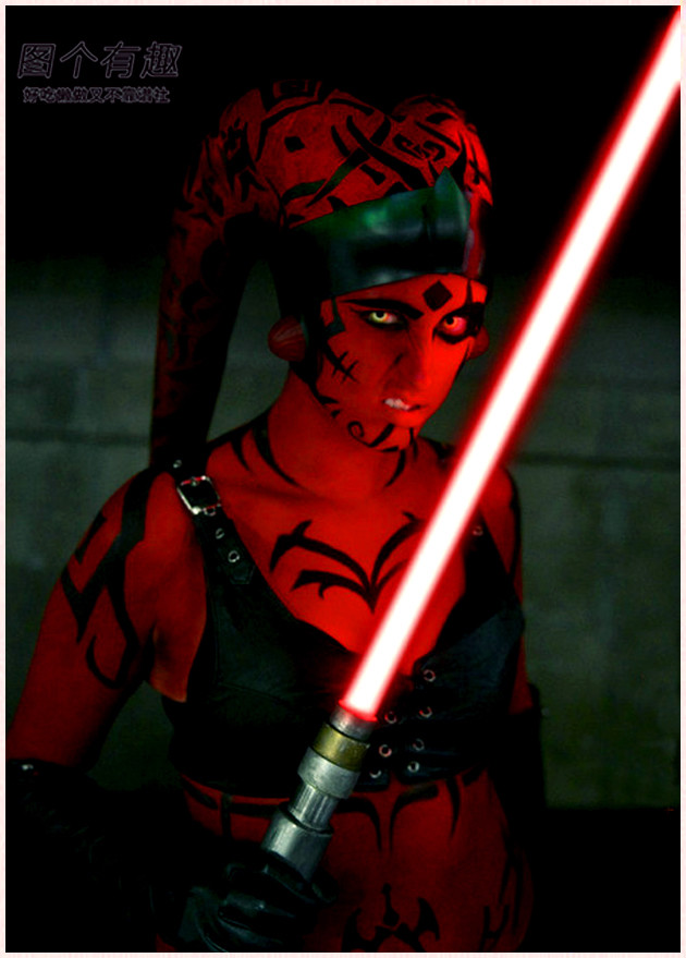 《星球大战》传说人物达斯·塔隆!6.为了cos连小咪咪都不放过!