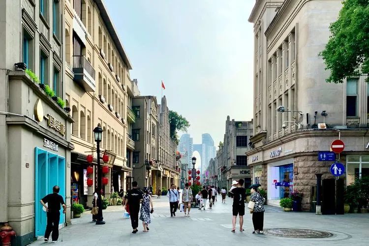 温州老照片小南门双莲桥人山人海