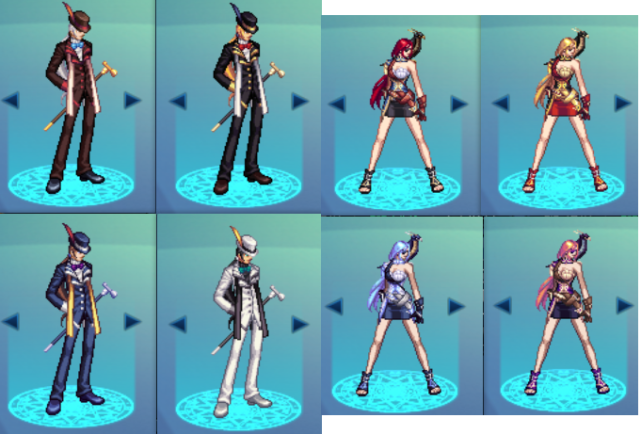 dnf换个颜色时装变好看全职业npc外观展示四种供玩家选择