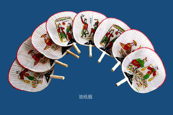 潜江非遗展 潜江油纸扇