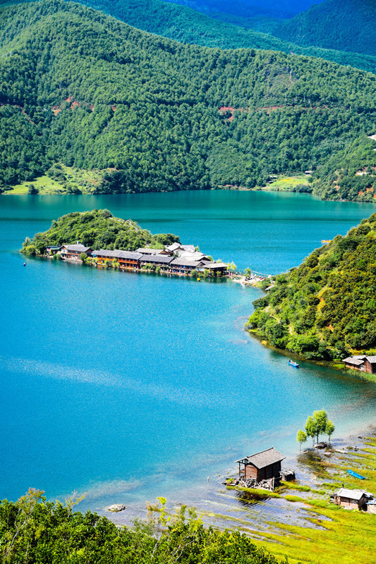 "高原明珠""东方女儿国"丽江泸沽湖景区