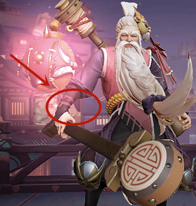 老夫子醍醐杖登陆体验服有谁注意到身后的女生真当玩家看不见啊