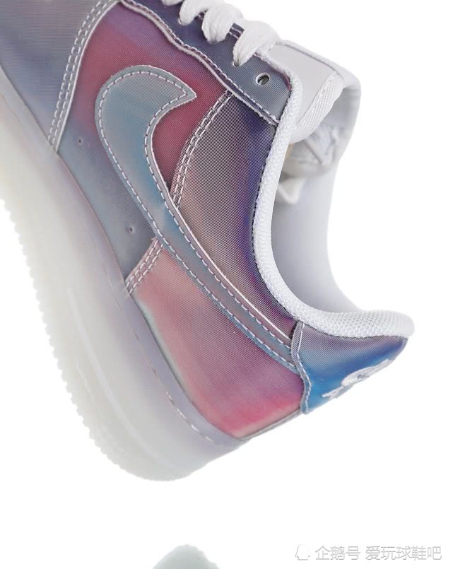 nikeairforce1空军一号极光紫渐变镭射配色开箱