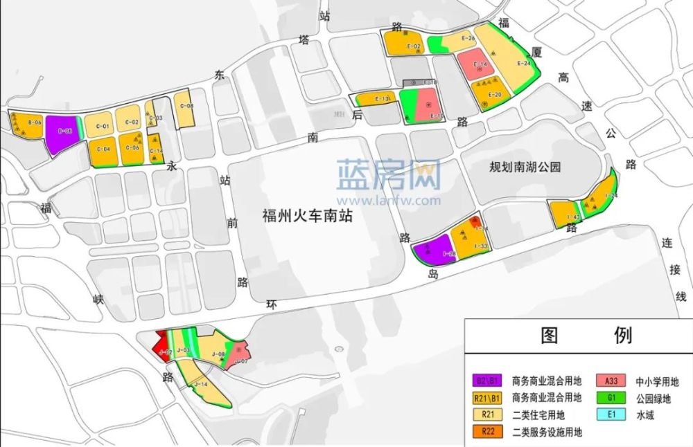 仓山这个片区最新规划出炉涉及1045亩用地规划大片住宅学校