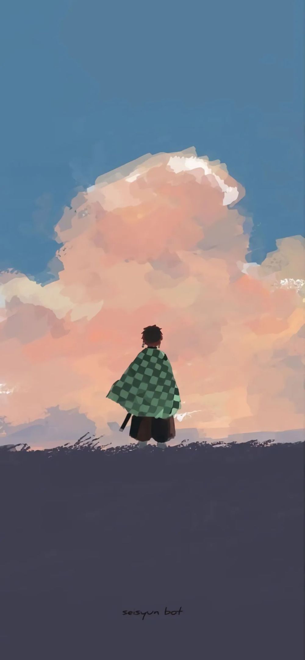 鬼灭壁纸动漫系列鬼灭之刃背影壁纸