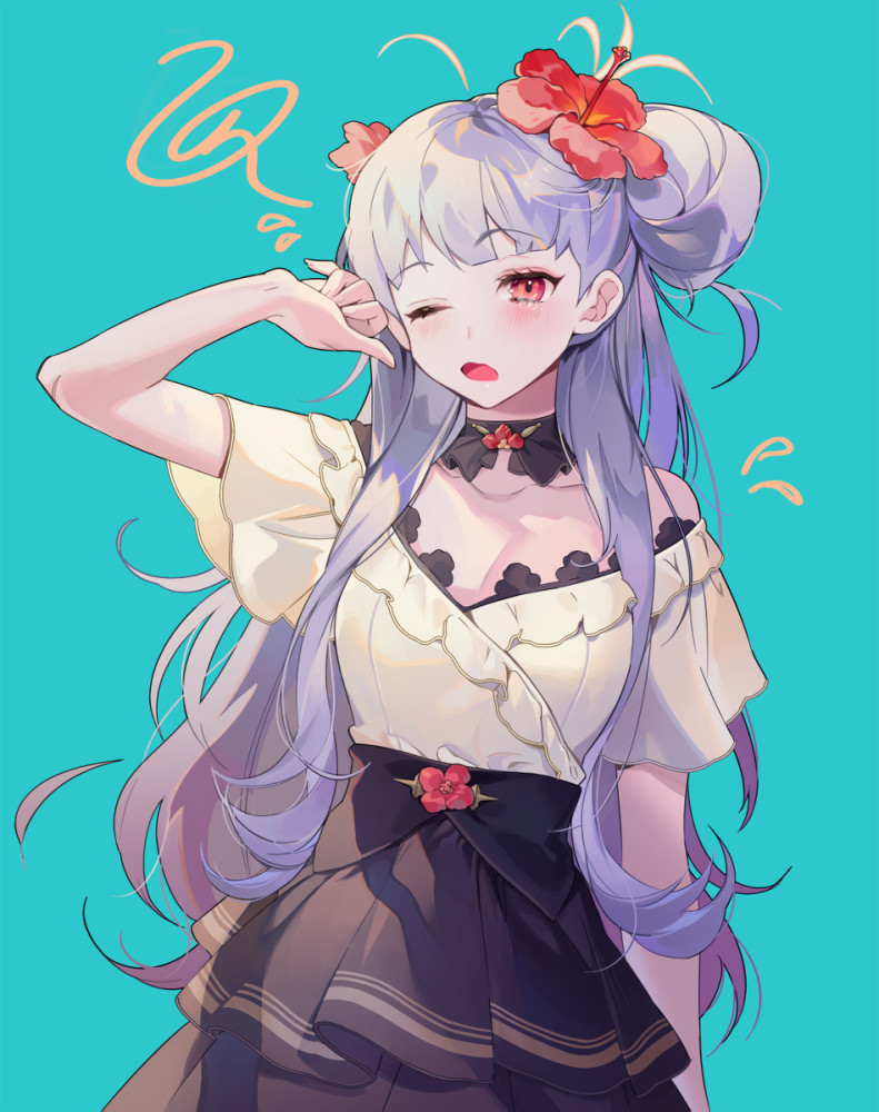 在充满生机的鲜艳色彩下,用精致的画风勾勒一个个可人的华美绮丽