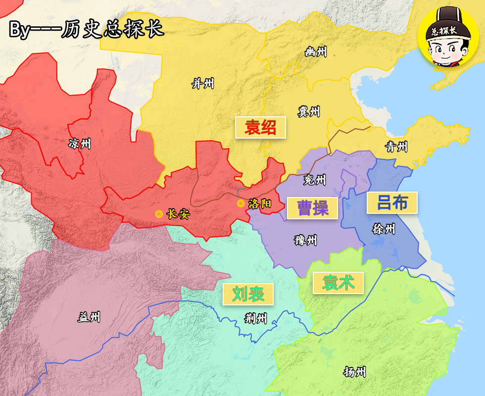 了下面这几个:官渡之战前,占据九江郡的袁术在和吕布的内斗中败下阵来