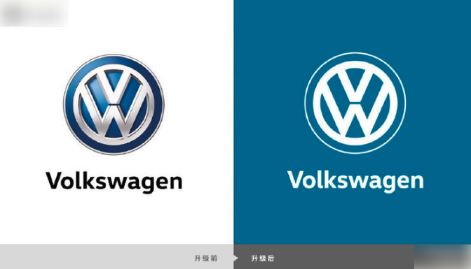 大众vw要换车标?新车标亮相网友炸锅了:车标都减配?不要脸
