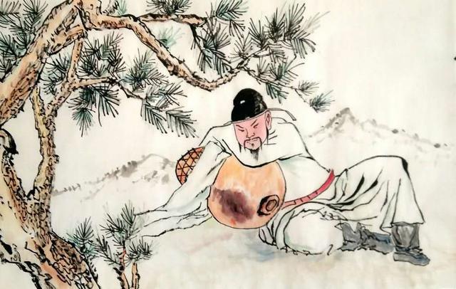 李白《山中与幽人对酌》诗,潇洒自如,畅快淋漓,独得饮酒真趣