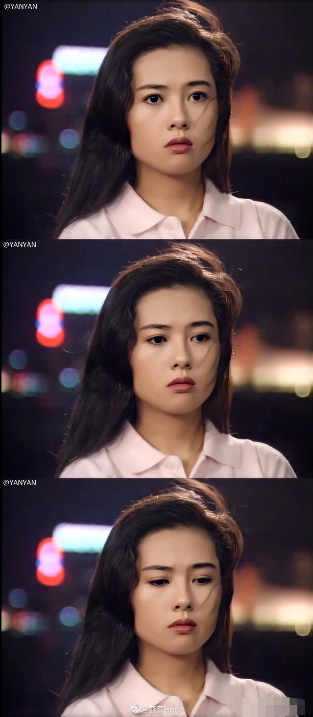 90年代港剧大时代里的李丽珍相貌清纯美丽真是人间水蜜桃
