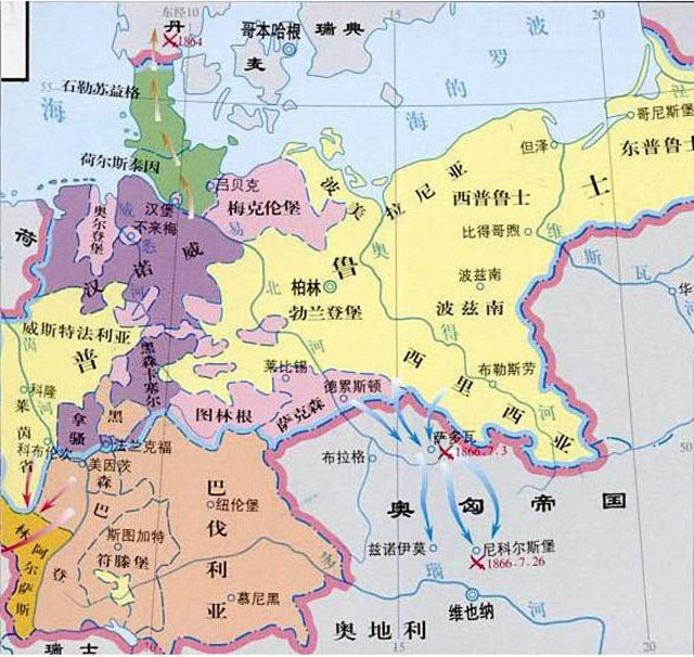 然而,就在德意志这种空前民族分裂的状态下,普鲁士王国却与众不同,它