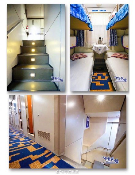 大床卧铺这样的双层火车全国独有