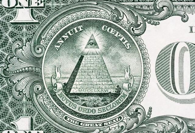 美钞正反面图片