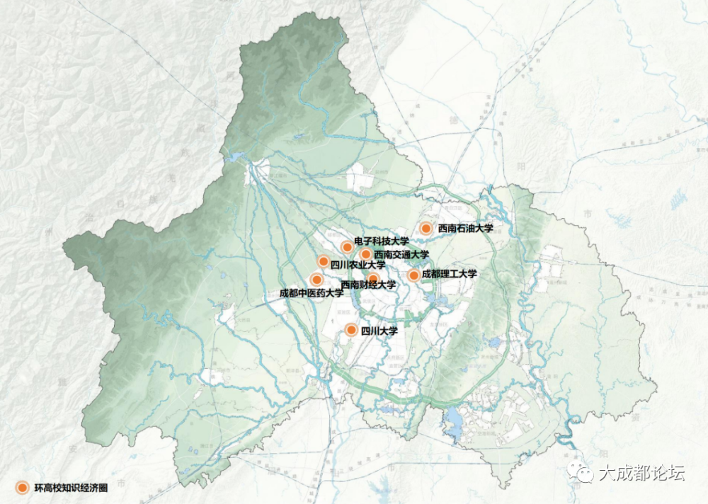 成都:依託重點高校規劃佈局8個環高校知識經濟圈