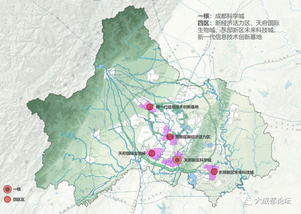 西部科学城成都规划图图片