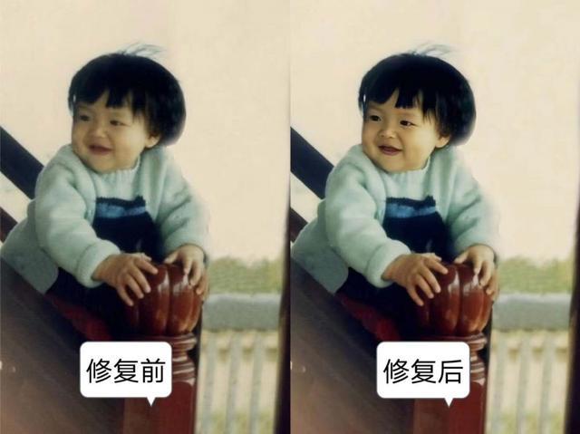 vivo官微就曾发布过一则微博,微博上还附带了两张大表姐刘雯儿时照片