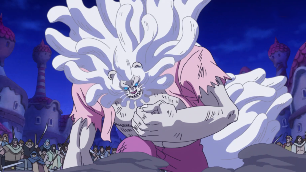 海贼王官方资料被低估的大妈团战斗员化身月狮横扫四皇团干部