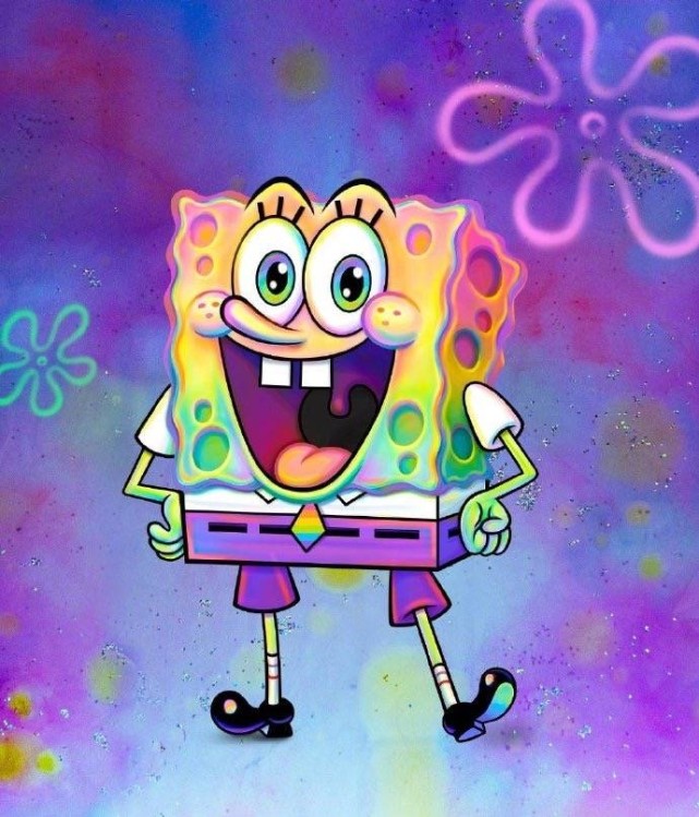 并公开了彩虹版海绵宝宝形象